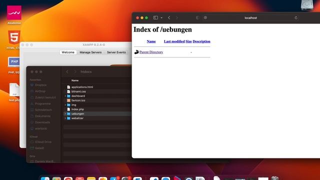 PHP ausführen - Installation von XAMPP (macOS, OSX) смотреть онлайн