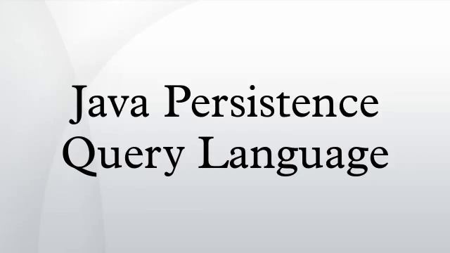 Java Persistence Query Language смотреть онлайн