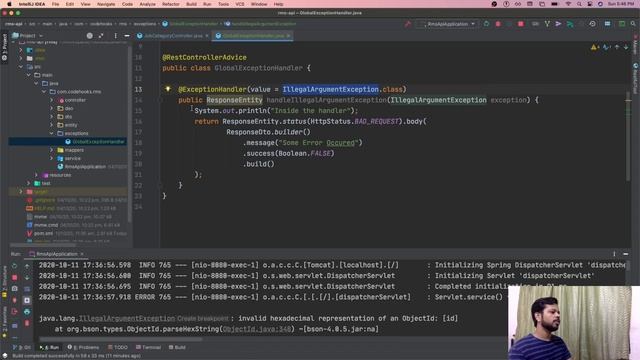 [014] Global Exception Handling In Spring Boot | RMS | SPRING BOOT | ANGULAR | FULL STACK APP DEV смотреть онлайн