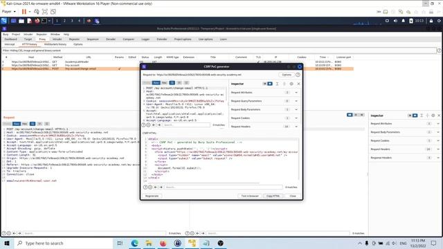 Lab: CSRF vulnerability with no defenses смотреть онлайн