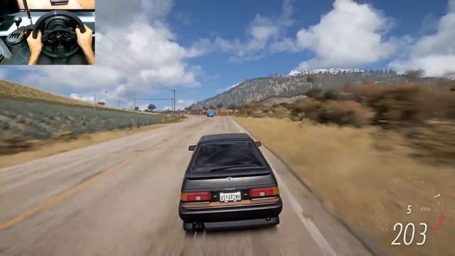 Восстановление Toyota AE86 Sprinter Trueno GT APEX - Forza Horizon 5 | Thrustmaster T300RS + TH8A смотреть онлайн
