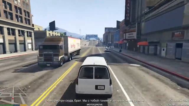 Прохождение GTA 5 (PC) #7 - Чоп смотреть онлайн