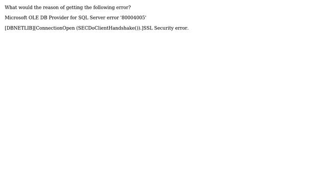 DevOps & SysAdmins: SSL security error смотреть онлайн