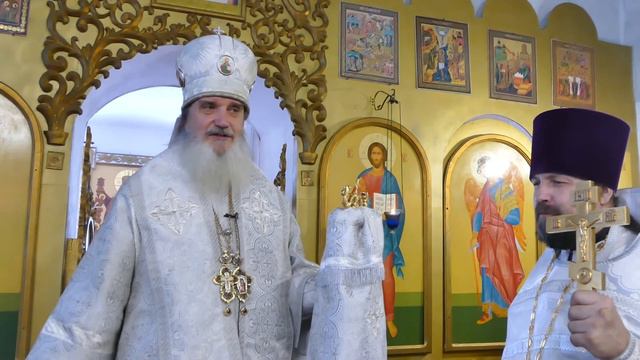 Проповедь епископа Петра в селе Нижняя Омка смотреть онлайн