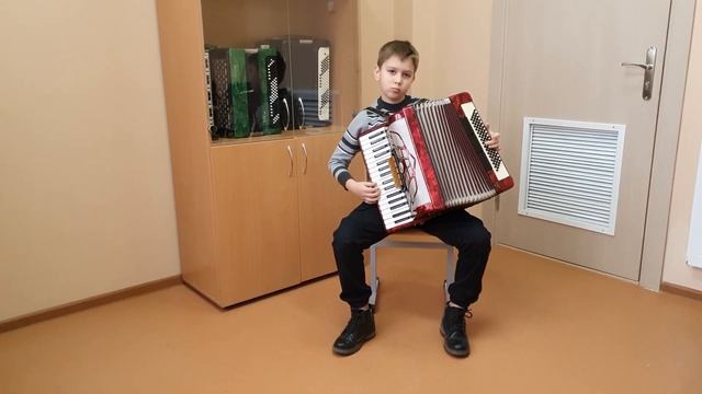 Аз.Иванов. Полька. Исполняет Шарай Матвей. Аккордеон. смотреть онлайн