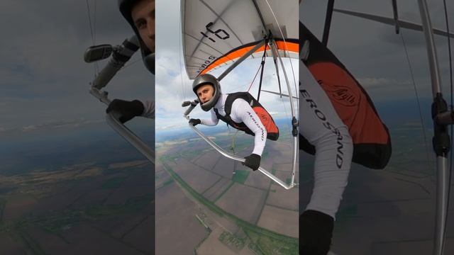Под облаками полёт на дельтаплане #hanggliding