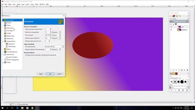 How To Show Help Buttons In GIMP