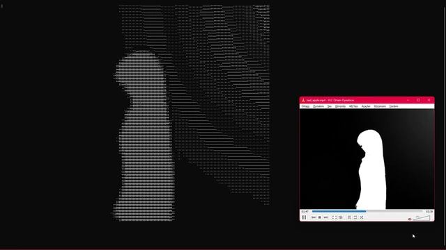 Bad Apple but it's on a Python terminal смотреть онлайн