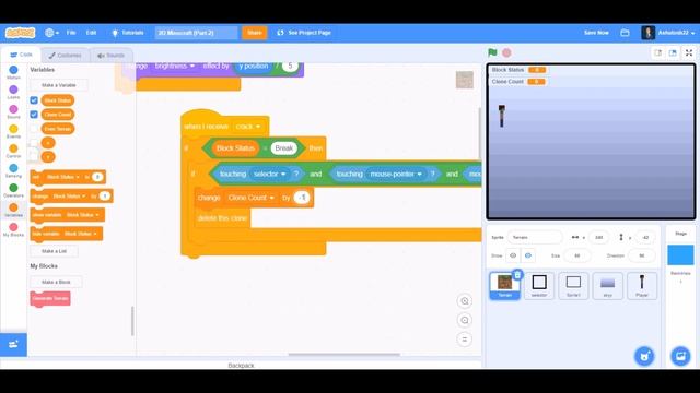 Minecraft Part-2 || Scratch Tutorial смотреть онлайн