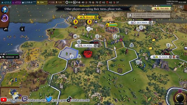 Hahahah Golden Age And Peace Treaty For Now At Least (Civ 6) смотреть онлайн