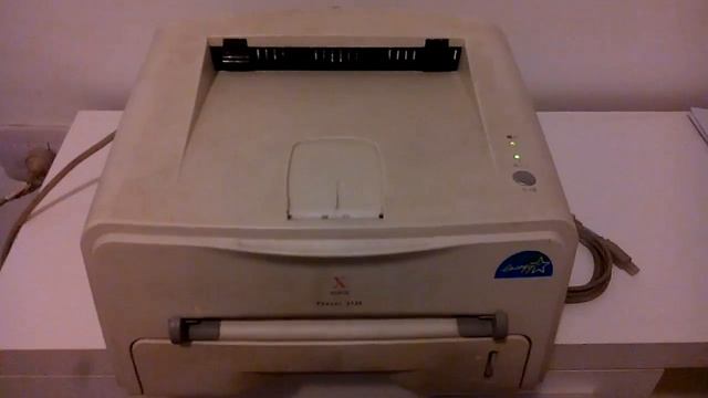 Xerox Phaser 3130 - Prueba de funcionamiento смотреть онлайн