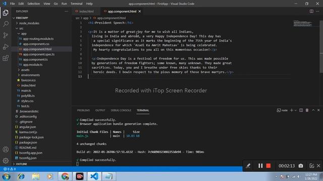#3 Angular 12 Make First Change #angular смотреть онлайн