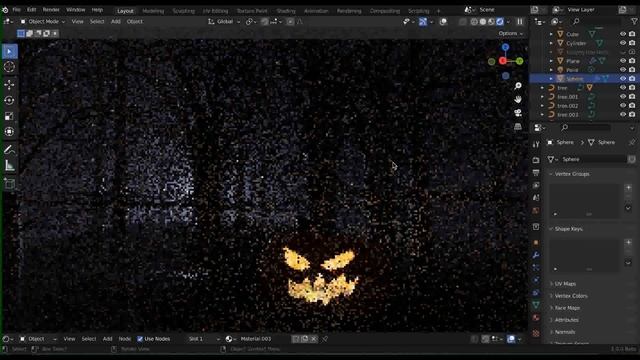 Cycle X blender 3.0 Halloween Scene смотреть онлайн
