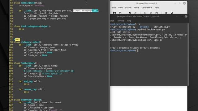 raw coding a python book library, part 6 смотреть онлайн