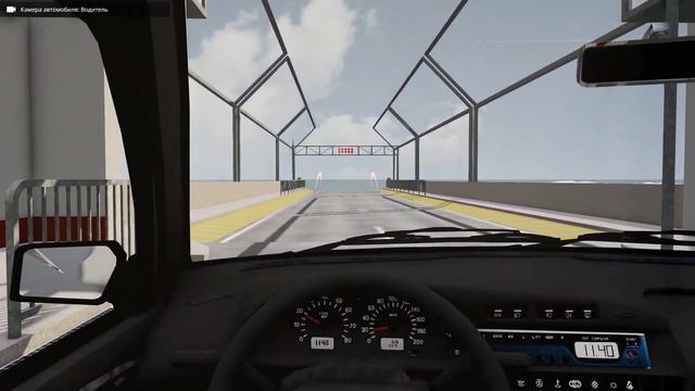 beamng drive, Прыжок с рампы вид с водительского места !! | Ramp jump view from the driver's seat ! смотреть онлайн