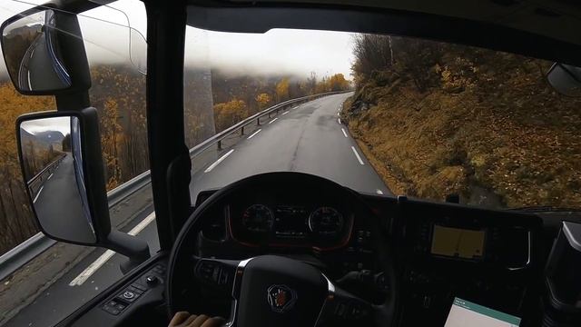 POV Driving Scania S520 - Øvre Årdal Fv. 53 Serpentine