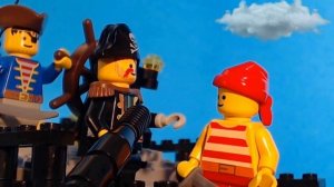 LEGO Pirate Saga 1: Attack on Sabre Island (Classic Pirates Era Stop Motion - 1989 - 1992) #lego