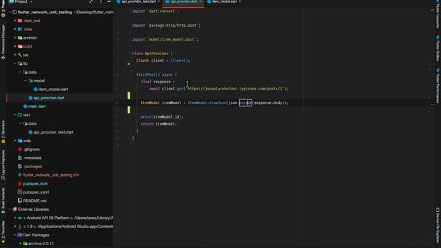 Flutter Network fetch Unit testing смотреть онлайн