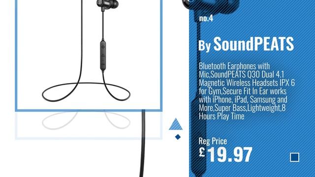 Top 10 Bike Headsets [2018]: Bluetooth Headphones, Anker SoundBuds Slim Lightweight Wireless смотреть онлайн