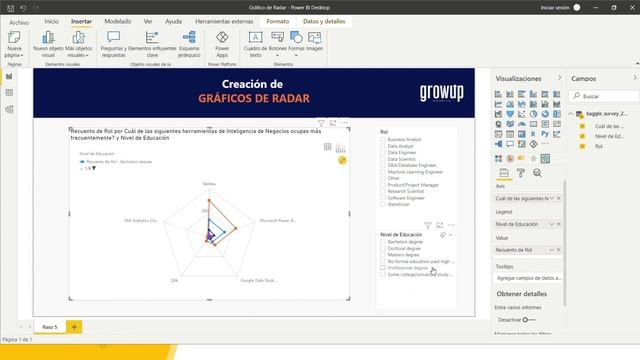 Utilizando Gráficos de Radar en Power BI смотреть онлайн