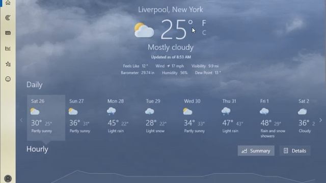 How to Choose Fahrenheit or Celsius in Windows 10 Weather App смотреть онлайн
