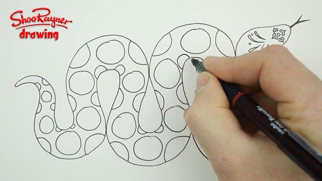 How To Draw A Chinese Snake Doodle