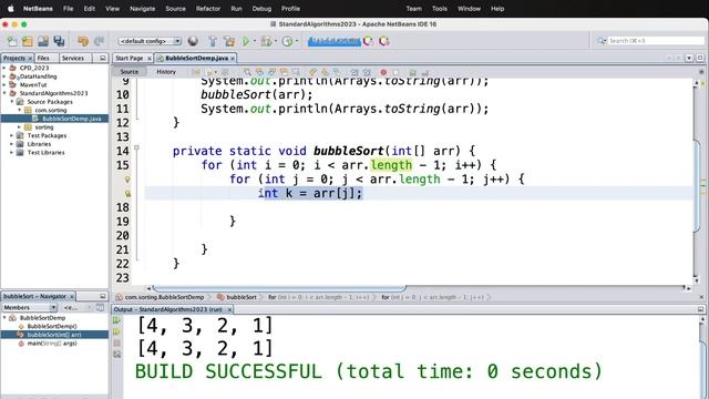 OMG! Just The Code - Bubble Sort in Java смотреть онлайн