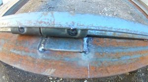 Как точно приварить навесы для ворот.