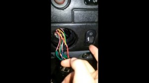 как снять выключатель света газ 3302