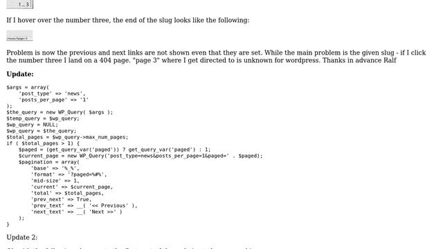 Wordpress: Unable to get paginate_links working with a custom query смотреть онлайн