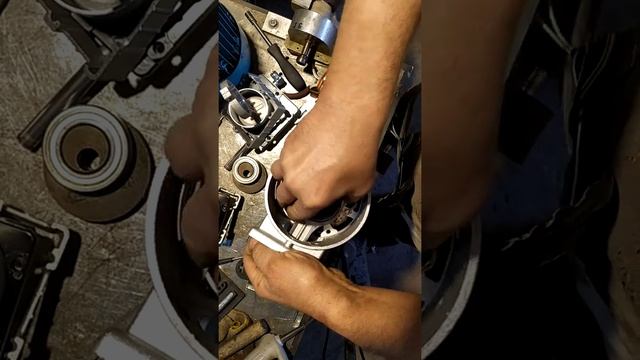 безмасляный компрессор, разборка. смотреть онлайн