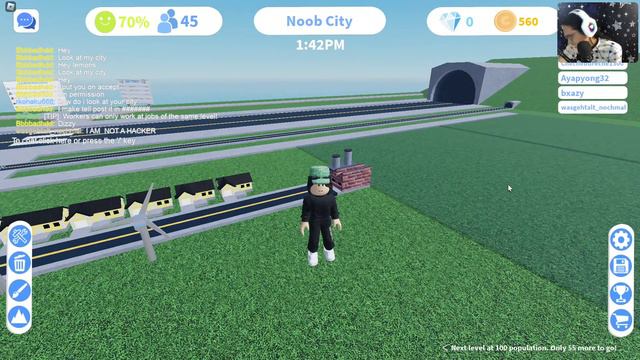CITIES SKYLINE? But on ROBLOX! смотреть онлайн
