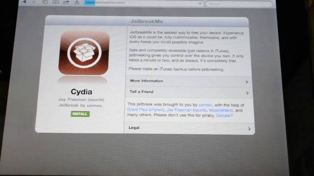 How to Jailbreak the iPad 2 Running 4.3.3 Using JailbreakMe смотреть онлайн