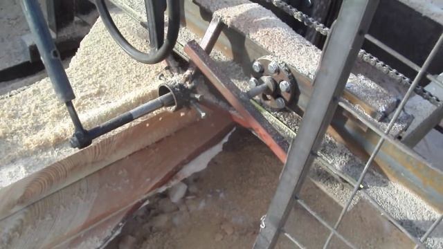 Самодельная угловая дисковая пилорама. март 2015г