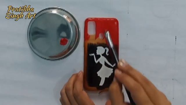 DIY phone cover with acrylic colour | Craft work for beginners ? смотреть онлайн