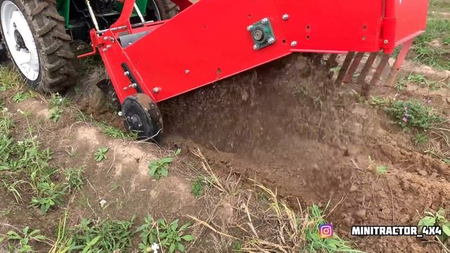 Копаем картофель минитрактор CATMANN 25.4 копалка kerland КТ-1 +375292339661 смотреть онлайн