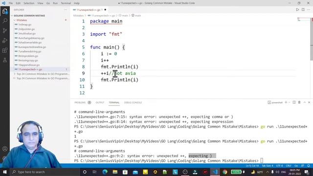 Unexpected ++, expecting comma, expecting expression, expecting } | Dr Vipin Classes смотреть онлайн