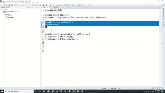 Java Encapsulation | Object Oriented Programming | смотреть онлайн