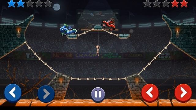 Лучшая игра на двоих!!! (Drive Ahead!) На android)) смотреть онлайн