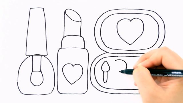 How to draw COSMETICS . Drawing for beginners / MimiDom Art смотреть онлайн