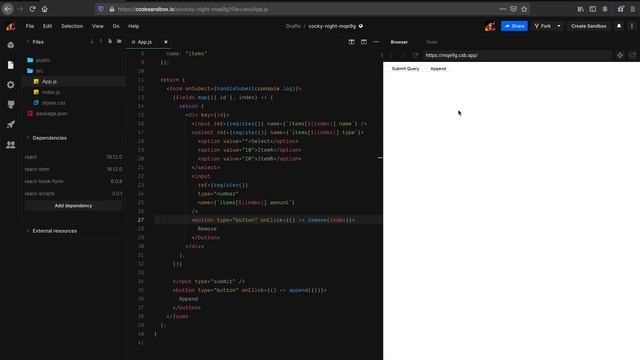 V6 - React Hook Form - building dynamic form (Field Array) смотреть онлайн