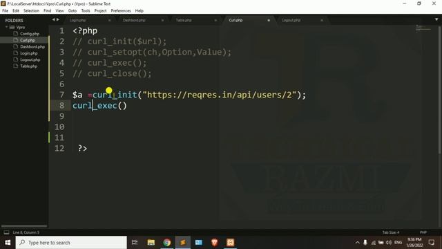 P19 - PHP Full Course Curl In PHP By Technical Razmi смотреть онлайн