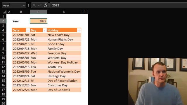 Using Power Query to generate a dynamic list of holidays смотреть онлайн