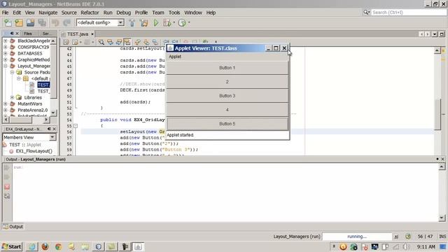 Java - Layout Managers смотреть онлайн