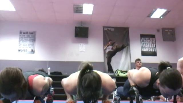 Girls complete the Bring Sally up press up challen смотреть онлайн