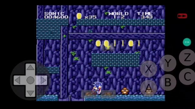 Sonic jam 6(Mega Drive hack rom) android emulador Gameplay смотреть онлайн