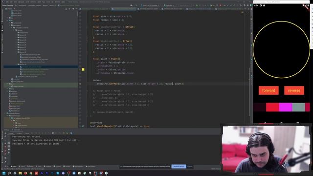Flutter уроки для начинающих #10 - Canvas painting смотреть онлайн