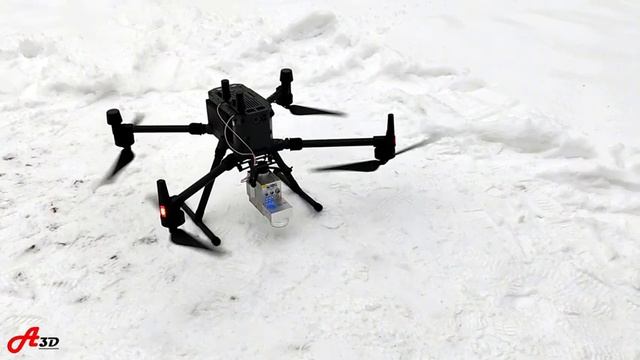 Воздушный лазерный сканер LiAir V70 на БПЛА DJI M300. Лазерное сканирование дорог смотреть онлайн