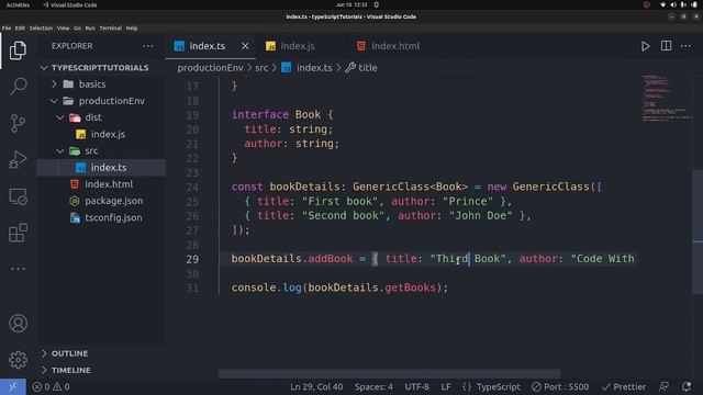 Generic Class In TypeScrip: Mastering Generic Classes | Code with Prince | p12 смотреть онлайн