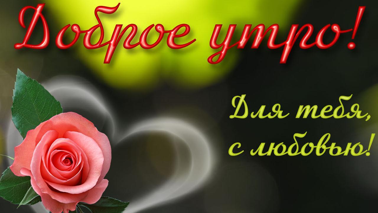 Доброе утро! Красивая музыкальная открытка с Добрым утром и Хорошим днем Видео пожелание от меня смотреть онлайн